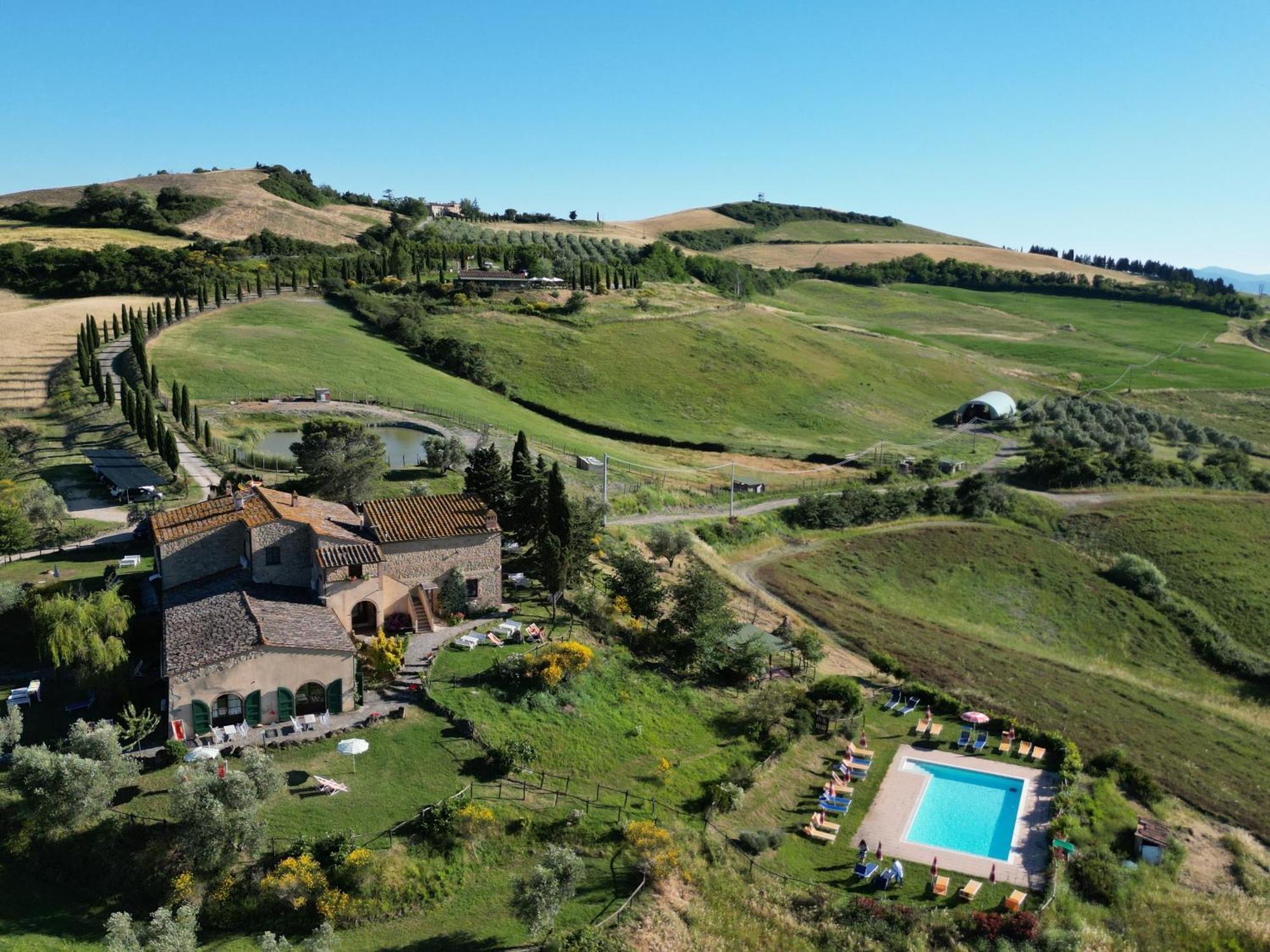 Agriturismo Villa Felice Volterra Eksteriør billede